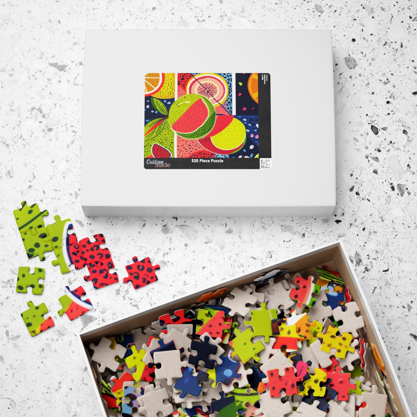 Puzzle - Vibrant Fruits - Abstract Artwork Design