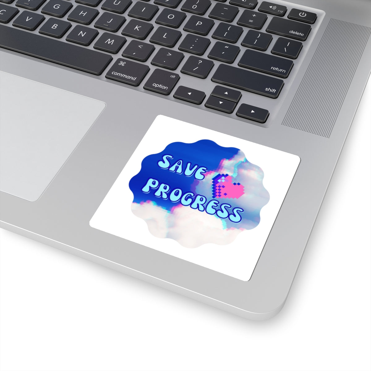 Retro Pixel Art 'Save Progress' Kiss-Cut Sticker
