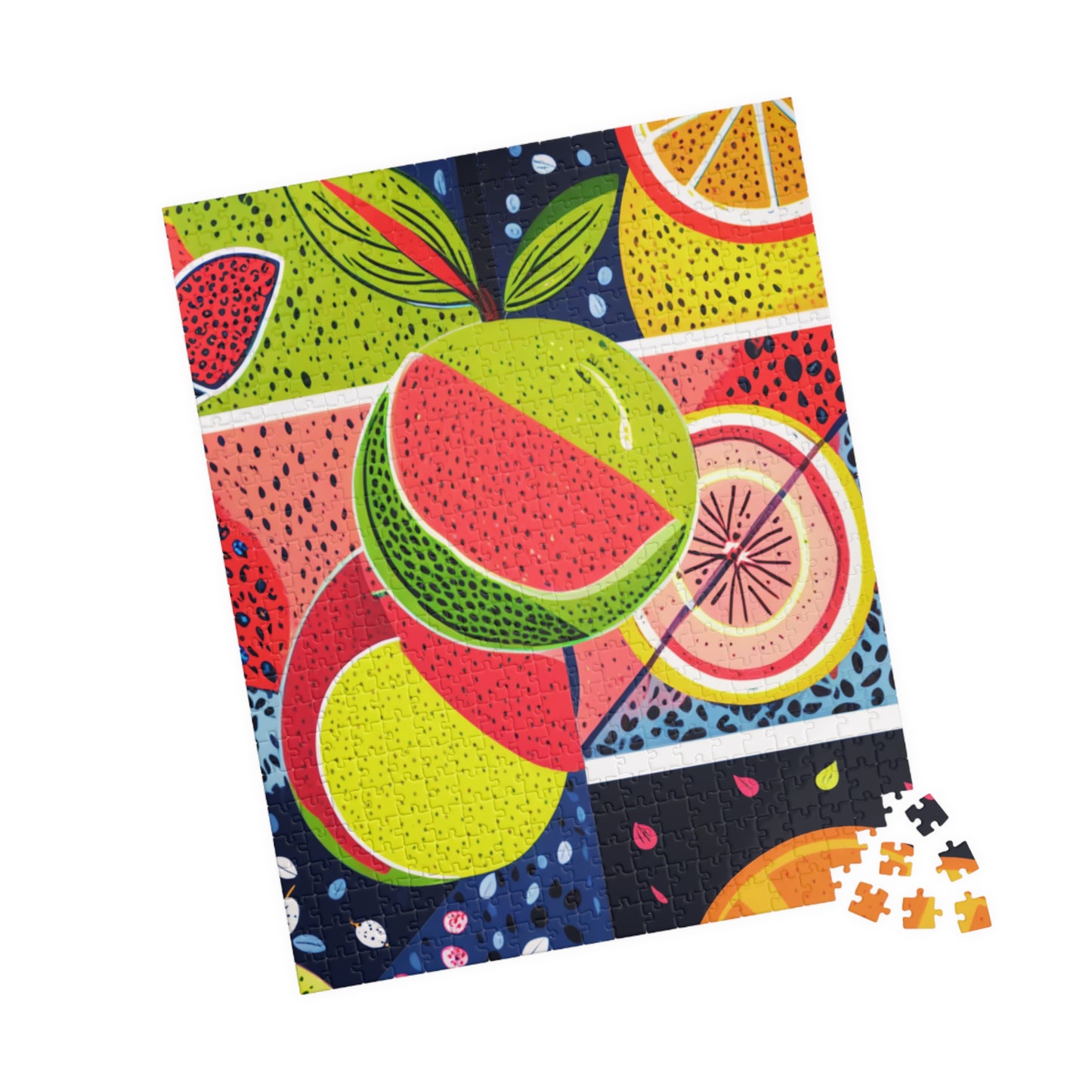 Puzzle - Vibrant Fruits - Abstract Artwork Design
