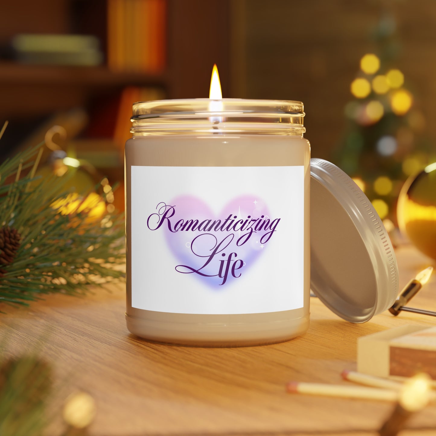 Non-toxic Natural Soy Candle 'Romanticizing Life'