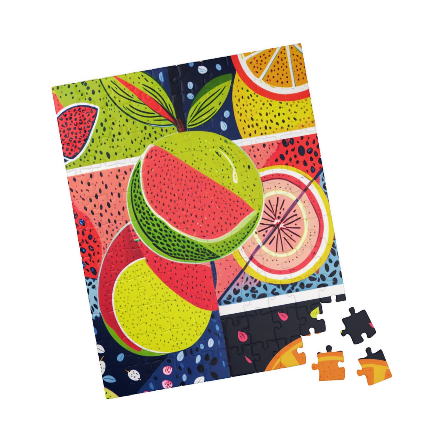 Puzzle - Vibrant Fruits - Abstract Artwork Design