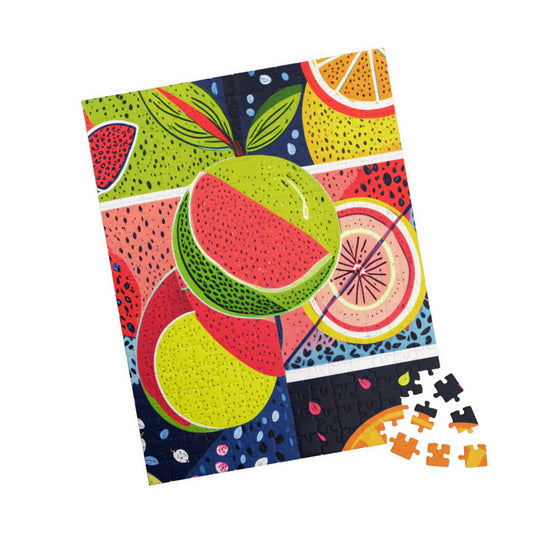 Puzzle - Vibrant Fruits - Abstract Artwork Design