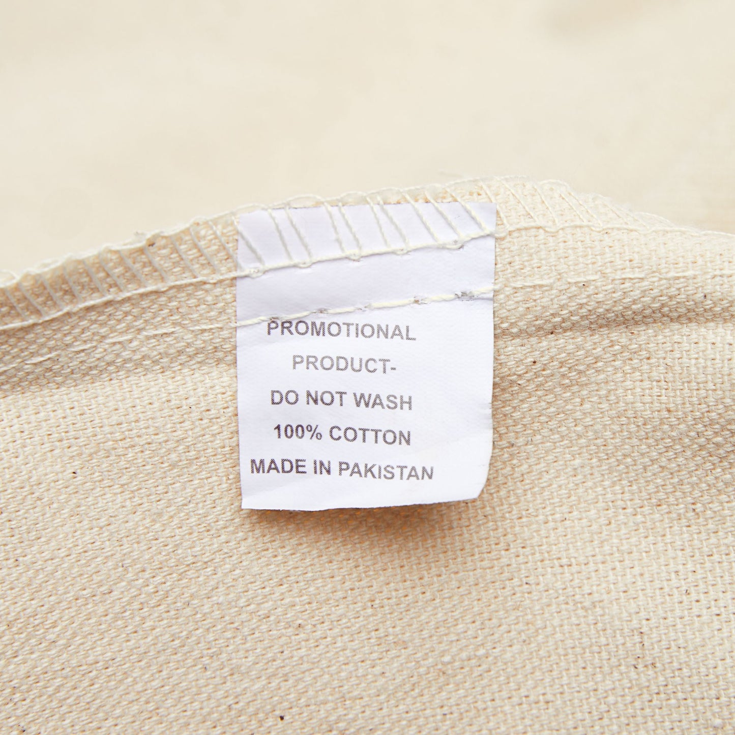 100% Cotton 'Good Vibes' Canvas Tote Bag