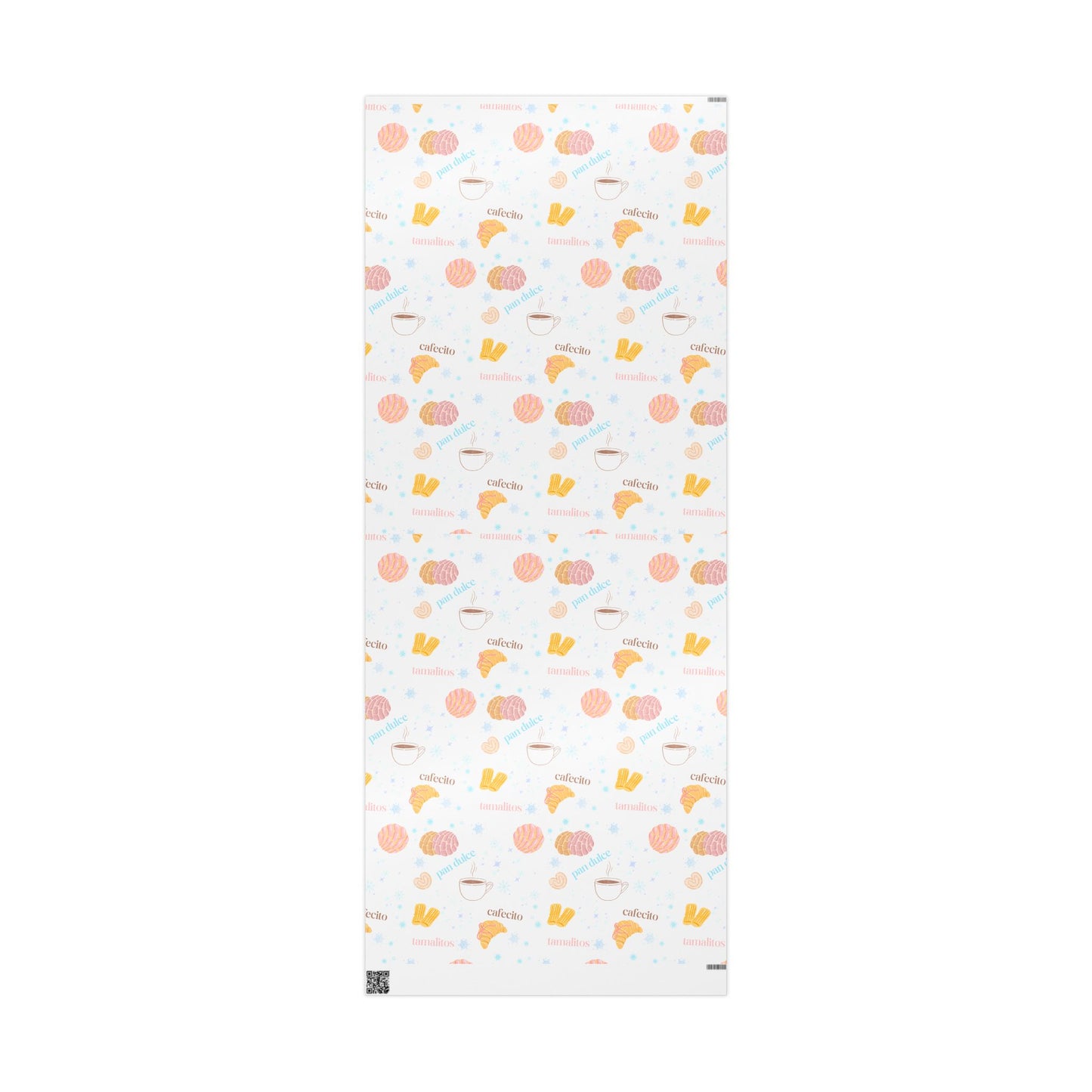 Pan Dulce & Cafecito Wrapping Paper (Glossy or Matte Finishes Available)