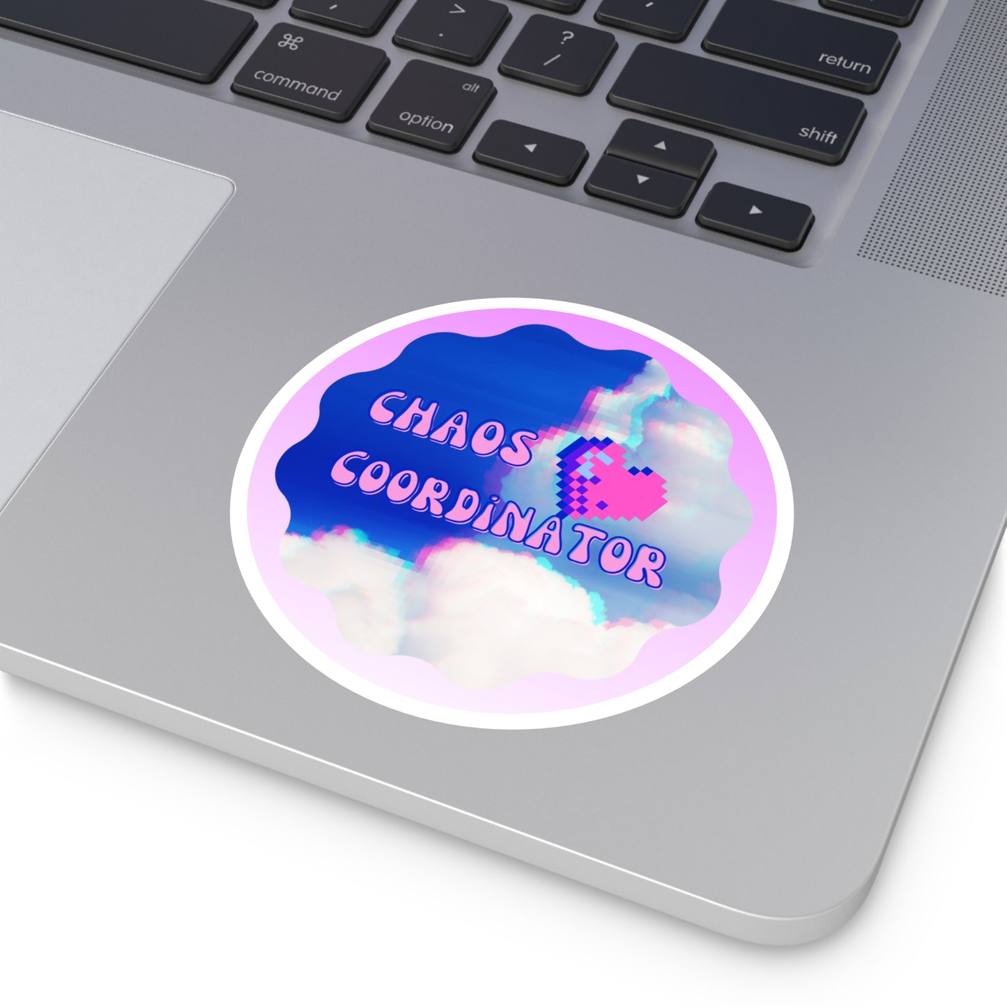 Sticker Retro Pixel Design 'CHAOS Coordinator', 5 Sizes Available
