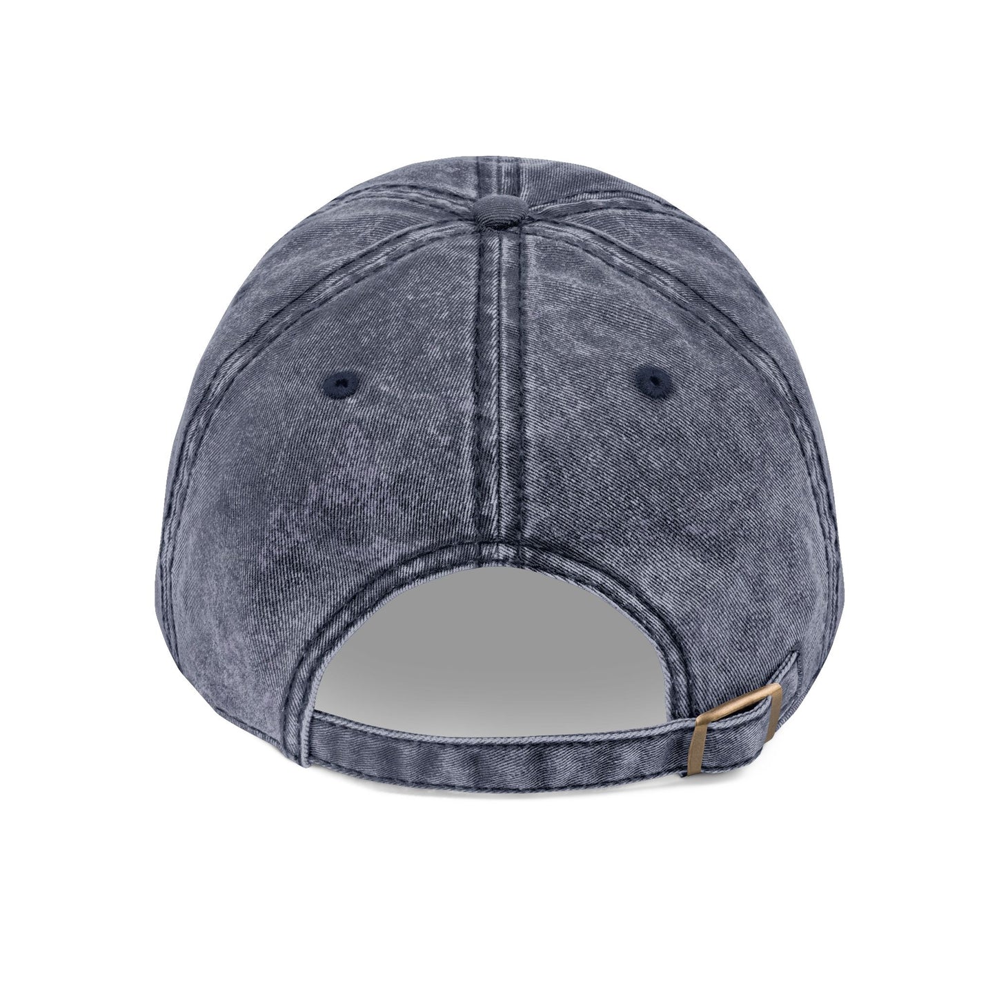 Embroidered Navy Vintage Cap