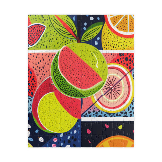 Puzzle - Vibrant Fruits - Abstract Artwork Design